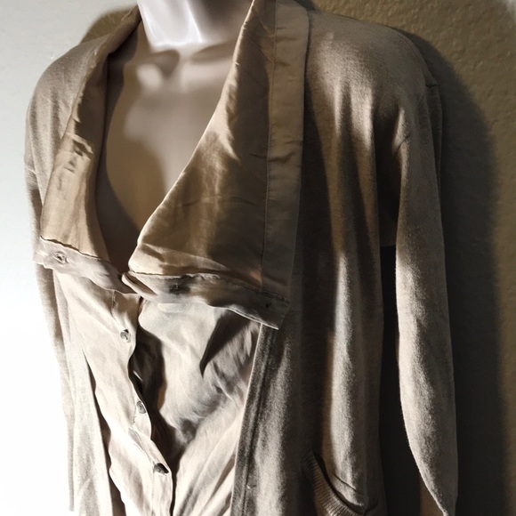 Simply Vera Vera Wang combo button up cardigan - Picture 3 of 5